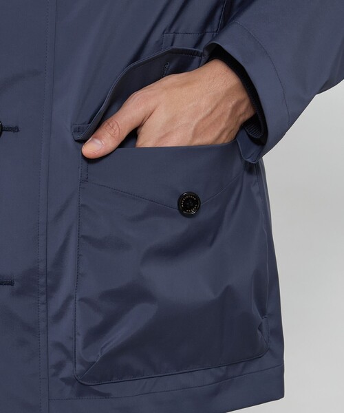 MACKINTOSH LONDON（マッキントッシュ ロンドン）の「【WEB・一部店舗限定】【BERWICK】3レイヤーポリエステルフーデットブルゾン（ブルゾン・メンズ・ブルー系その他7/ブラック・38/40/42）」の15枚目の写真