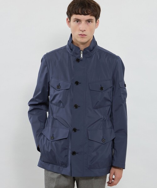 MACKINTOSH LONDON（マッキントッシュ ロンドン）の「【WEB・一部店舗限定】【BERWICK】3レイヤーポリエステルフーデットブルゾン（ブルゾン・メンズ・ブルー系その他7/ブラック・38/40/42）」の17枚目の写真