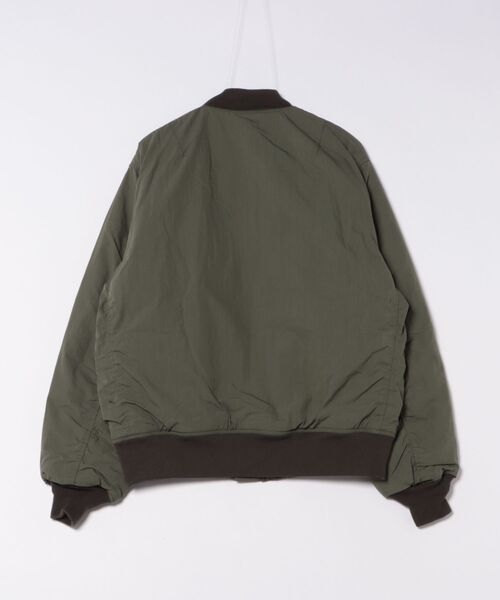 HOUSTON(ヒューストン)の「HOUSTON ライトMA-1(MA-1・メンズ・ブラック/グレー系その他/オリーブドラブ・MEDIUM/LARGE/X-LARGE/XX-LARGE)」の9枚目の写真