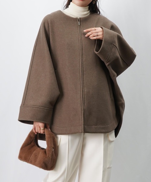 新品⭐︎ヤマダヤ　Vin ウールライクドルマンコート 新品⭐︎ヤマダヤ Vin ウールライクドルマンコート ウールライク