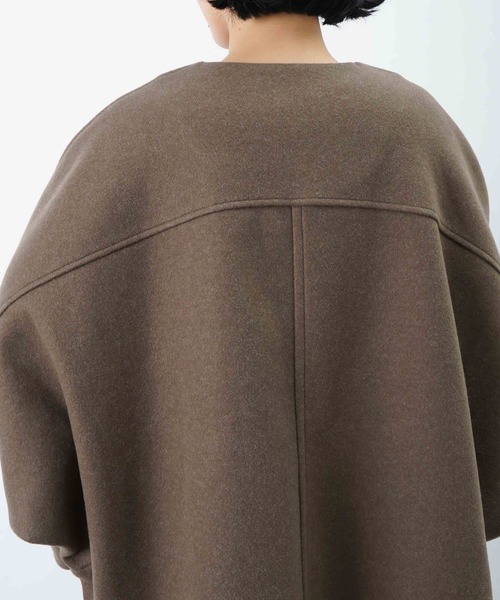 セール】LC/LLL ジップドルマンコート/ウールライクポンチョコート