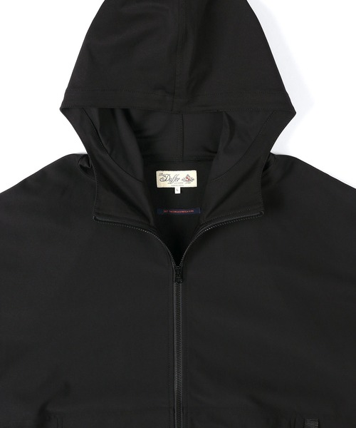 The DUFFER of ST.GEORGE（ザダファーオブセントジョージ）の「[360° THE CIRCLE STRETCH] BY WONDER SHAPE：セットアップ 軽量 フーデッドジップアウター（その他アウター・メンズ・ブラック・X-LARGE/LARGE/MEDIUM/SMALL）」の7枚目の写真