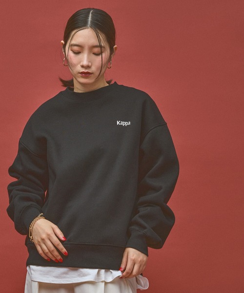 Kappa（カッパ）の「≪Kappa×and ST ウェルネスクラブ≫Running Clubデザインスウェット (ユニセックス)（スウェット・レディース・ブラック/ホワイト・SMALL/MEDIUM/LARGE）」の7枚目の写真