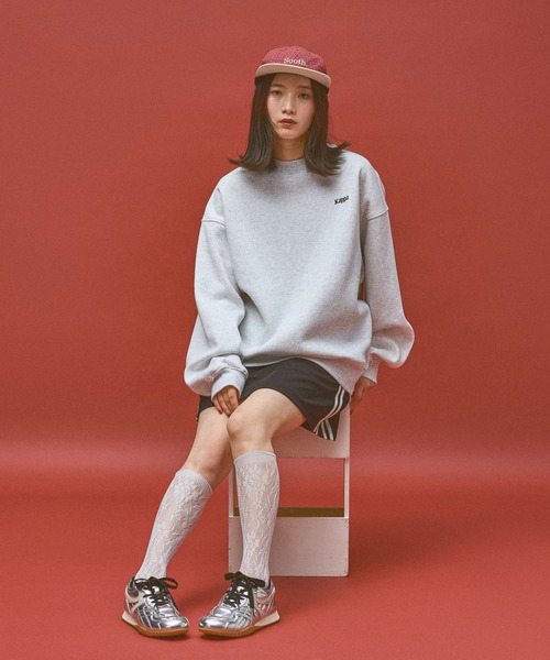 Kappa（カッパ）の「≪Kappa×and ST ウェルネスクラブ≫Running Clubデザインスウェット (ユニセックス)（スウェット・レディース・ブラック/ホワイト・SMALL/MEDIUM/LARGE）」の15枚目の写真