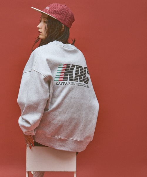 Kappa（カッパ）の「≪Kappa×and ST ウェルネスクラブ≫Running Clubデザインスウェット (ユニセックス)（スウェット・レディース・ブラック/ホワイト・SMALL/MEDIUM/LARGE）」の21枚目の写真