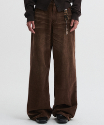 DNSR（ディーエヌエスアール）の「レガシー コーデュロイ ワイドパンツ ブラウン（その他パンツ）」