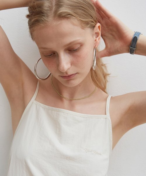 NICK&NICOLE(ニックアンドニコール)の「MOOD SLEEVELESS LONG DRESS_CREAM(ワンピース・レディース・その他・FREE)」の2枚目の写真