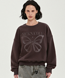 NICOLE BUTTERFLY QUALITY SWEATSHIRT_CHARCOAL