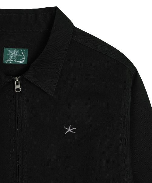 THECOLDESTMOMENT(ザコールデストモーメント)の「TCM washed mini logo jacket (black)(デニムジャケット・レディース・その他・SMALL/MEDIUM/LARGE)」の4枚目の写真