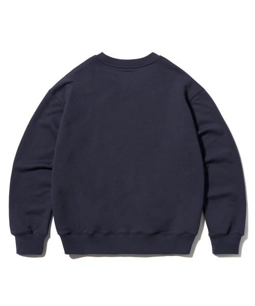 AECA（エイカ）の「AECA ARCH FELT SWEAT SHIRTS-NAVY（スウェット・レディース・その他・LARGE/MEDIUM/SMALL/X-LARGE）」の9枚目の写真