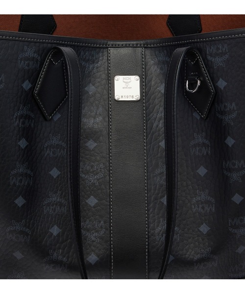 MCM（エムシーエム）の「Liz ショッパーバッグ - ヴィセトス（トートバッグ・レディース・ブラック/ブラウン/ピンク・MEDIUM）」の9枚目の写真