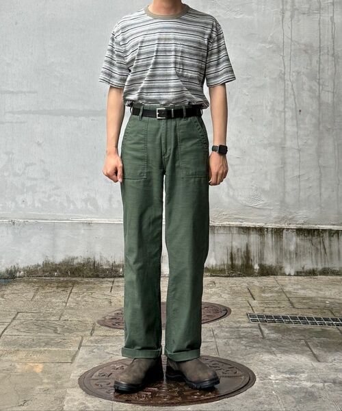 MUSINSA STANDARD（ムシンサスタンダード）の「レプリカパティグパンツ [セージグリーン]（その他パンツ・メンズ・その他・40/38/42/36/34/32/30/31/33/26/27/28/29）」の17枚目の写真