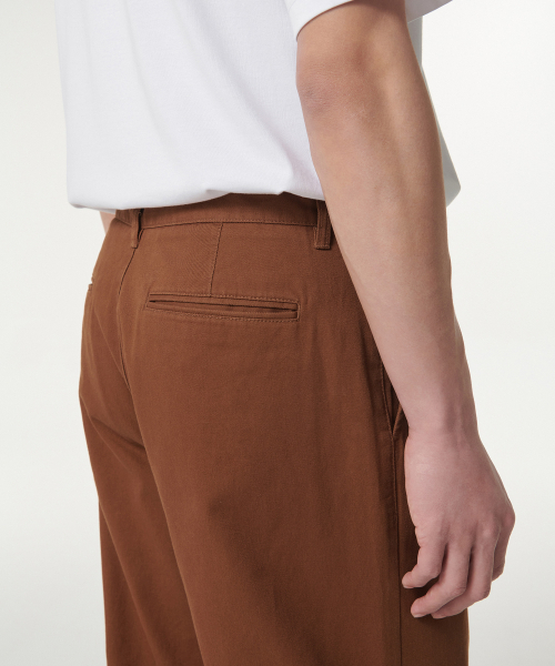 MUSINSA STANDARD（ムシンサスタンダード）の「ワンタックレギュラーフィットチノパンツ [ブリックオレンジ]（その他パンツ・メンズ・その他・31/33/26/27/28/29/38/42/36/34/32/30）」の6枚目の写真