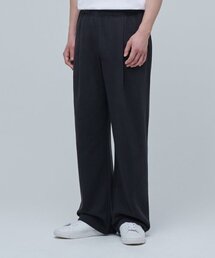 ワンタックワイドラウンジスウェットパンツ[ダークグレー]