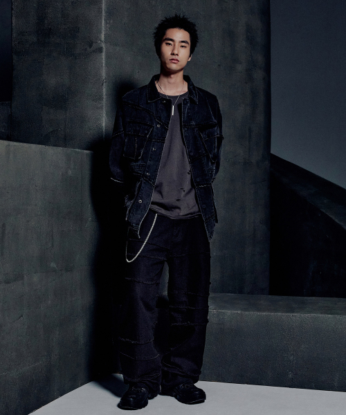 NOMANUAL(NOMANUAL)の「R.C DENIM BDU JACKET - WASHED BLACK(デニムジャケット・レディース・その他・SMALL/MEDIUM/LARGE)」の3枚目の写真