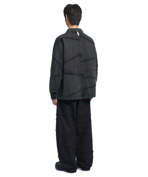 NOMANUAL(NOMANUAL)の「R.C DENIM BDU JACKET - WASHED BLACK(デニムジャケット・レディース・その他・SMALL/MEDIUM/LARGE)」の5枚目の写真