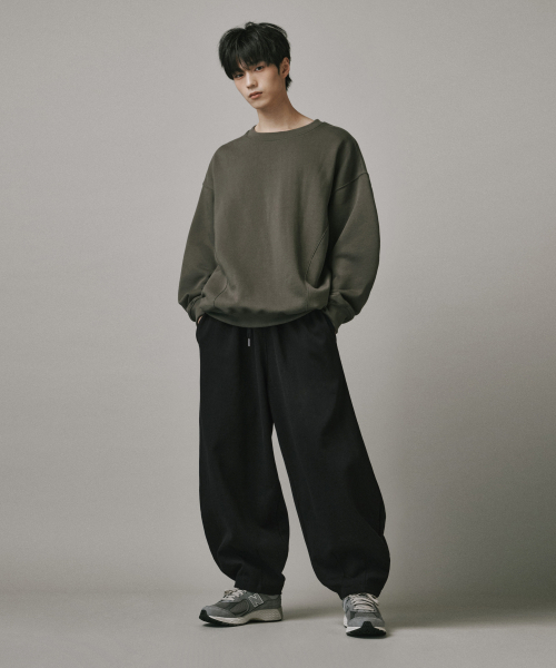Verdnt（バーダント）の「ダブルジャージーバルーンフィットスウェットパンツ[ブラック]（スウェットパンツ・レディース・ブラック・SMALL/MEDIUM/LARGE/X-LARGE）」の4枚目の写真
