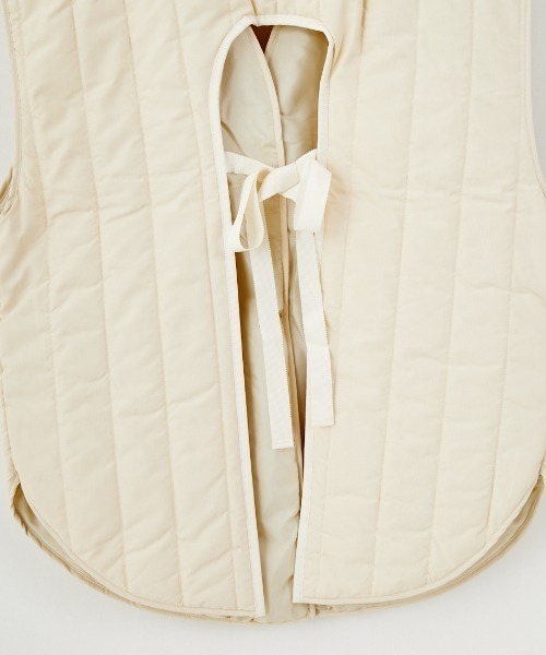 anuke（アンヌーク）の「[anuke/アンヌーク] バックオープン ストライプベスト（ベスト・レディース・クリーム・36）」の19枚目の写真