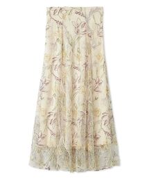 SNIDEL | エンブロイダリースカート(スカート)