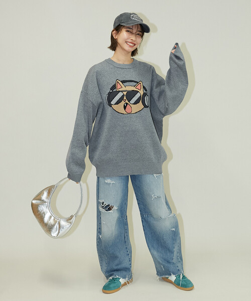 セール】マリマリマリー×PUBLUX ドロ ジャガードニット【限定展開