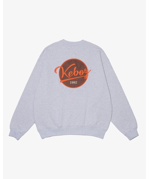 KEBOZ（ケボズ）の「BB SWEAT CREWNECK（スウェット・メンズ・ブラック/チャコールグレー/グレー/イエロー・S/M/L/XL/2XL）」の3枚目の写真