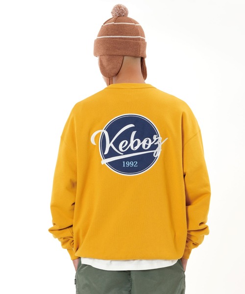 KEBOZ（ケボズ）の「BB SWEAT CREWNECK（スウェット・メンズ・ブラック/チャコールグレー/グレー/イエロー・S/M/L/XL/2XL）」の4枚目の写真