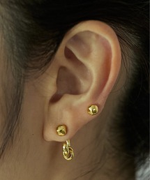 LAPUIS | LAPUIS(ラピュイ) Drop Flow Coil pierced earrings(ピアス(両耳用))