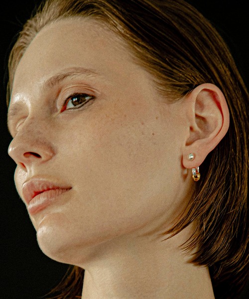 LAPUIS(ラピュイ)の「LAPUIS(ラピュイ) Drop Flow Coil pierced earrings(ピアス(両耳用)・レディース・マルチ/ゴールド・FREE)」の12枚目の写真