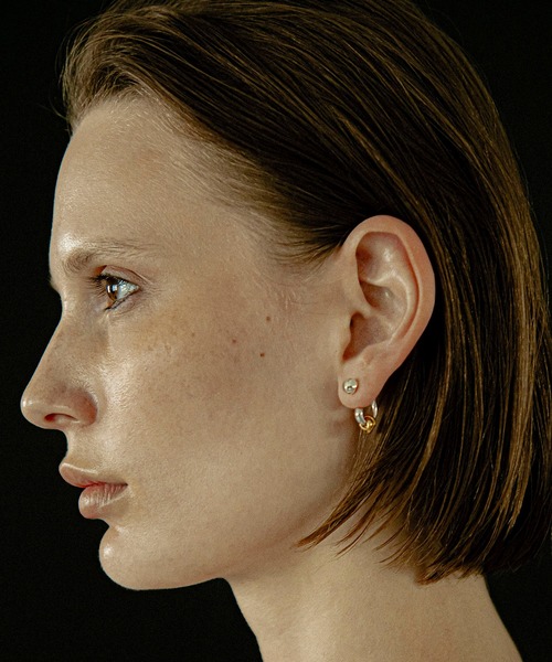 LAPUIS(ラピュイ)の「LAPUIS(ラピュイ) Drop Flow Coil pierced earrings(ピアス(両耳用)・レディース・マルチ/ゴールド・FREE)」の13枚目の写真