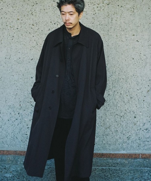 T/W KERSEY BALMACAAN COAT（ステンカラーコート）｜LIDNM（リドム）の