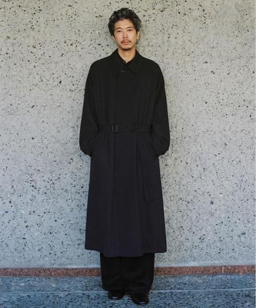 T/W KERSEY BALMACAAN COAT（ステンカラーコート）｜LIDNM（リドム）の