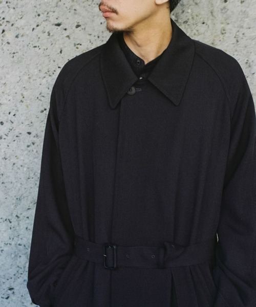 T/W KERSEY BALMACAAN COAT（ステンカラーコート）｜LIDNM（リドム）の