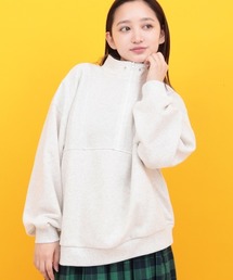 チチカカ | 配色ハーフジッププルオーバー(スウェット)