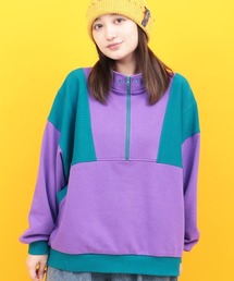 ハーフジップ」に該当するパープル/紫色系のファッション通販 - ZOZOTOWN