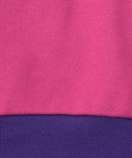 チチカカ（チチカカ）の「配色ハーフジッププルオーバー（スウェット・レディース・オートミール/ピンク/パープル・FREE）」の14枚目の写真