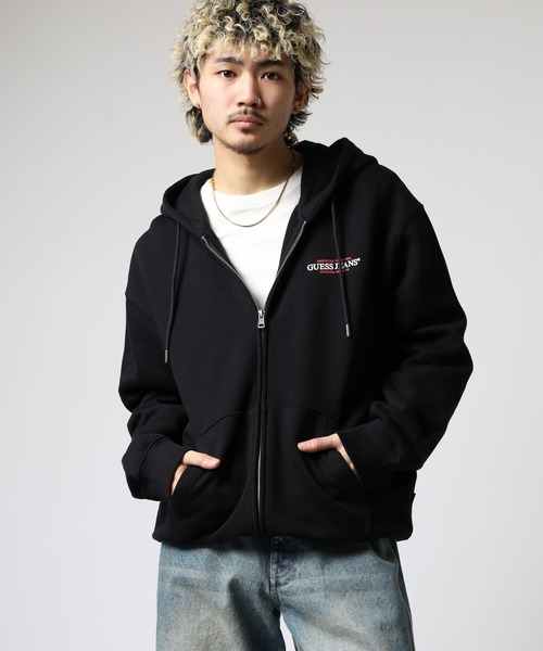 GUESS JEANS(ゲスジーンズ)の「GUESS JEANS ジップアップパーカー(パーカー・メンズ・ブラック・S/XL/L/M)」の18枚目の写真