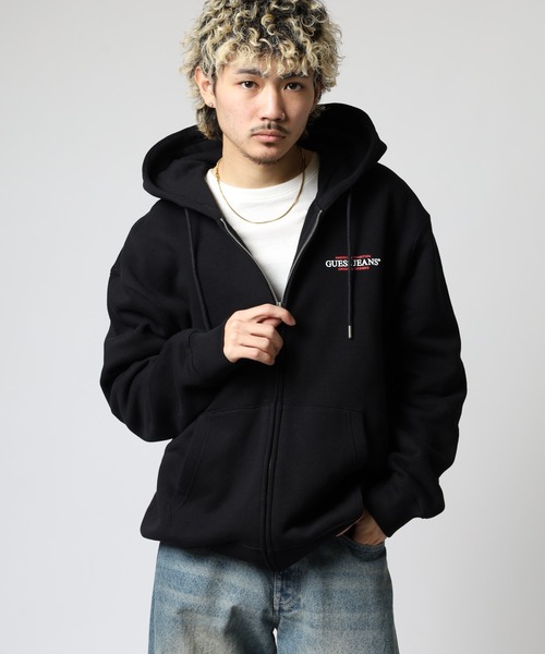 GUESS JEANS(ゲスジーンズ)の「GUESS JEANS ジップアップパーカー(パーカー・メンズ・ブラック・S/XL/L/M)」の20枚目の写真