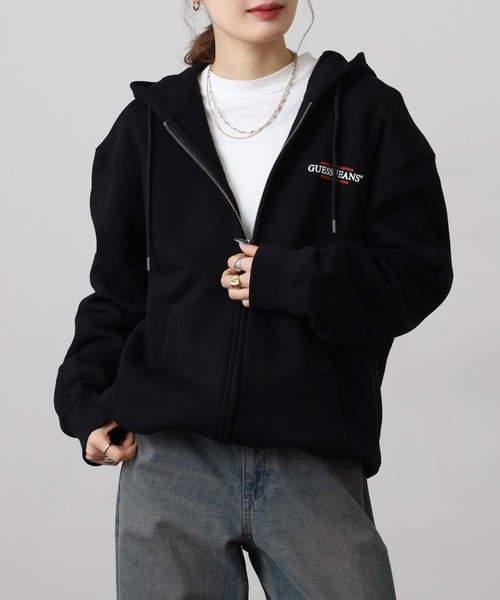 GUESS JEANS(ゲスジーンズ)の「GUESS JEANS ジップアップパーカー(パーカー・メンズ・ブラック・S/XL/L/M)」の12枚目の写真