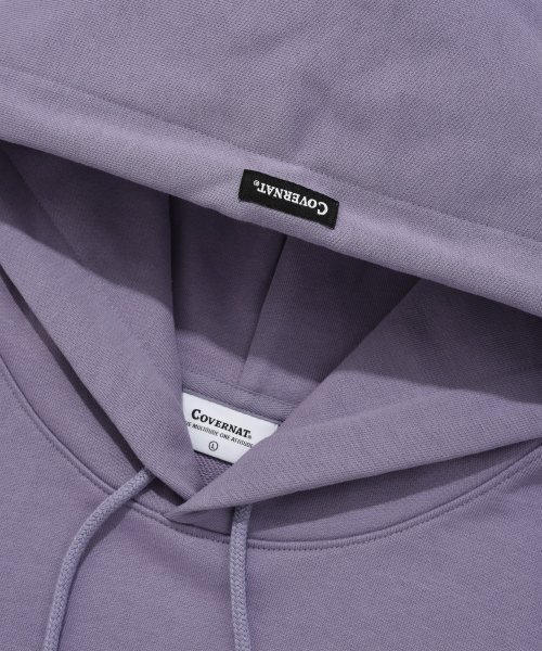 COVERNAT(カバーナット)の「アセンティックロゴフードパーカーラベンダー(パーカー・レディース・その他・LARGE/MEDIUM/SMALL/X-LARGE)」の3枚目の写真