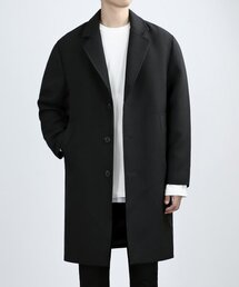 VERYVAIN（ベリベーン）の「MID.UP SINGLE COAT (BLACK)（トレンチコート・メンズ）」