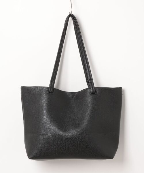 styiro(スタイロ)の「【軽量】ポーチ付きA4トートバッグ(ビジネスバッグ・レディース・ブラウン/ブラック/アイボリー・FREE)」の10枚目の写真