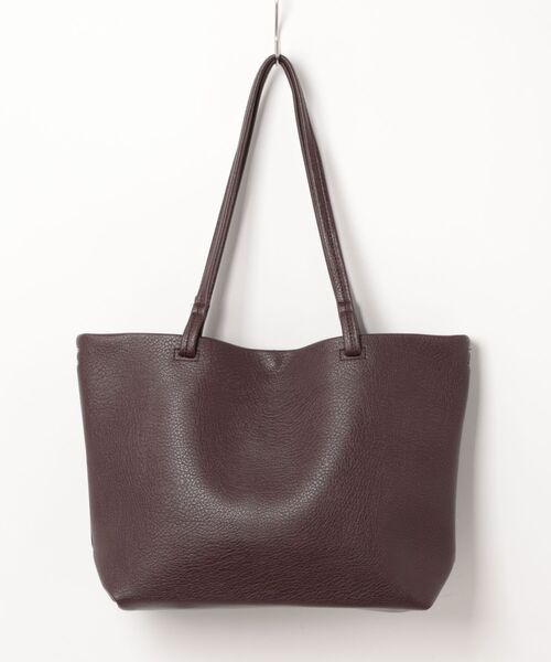 styiro(スタイロ)の「【軽量】ポーチ付きA4トートバッグ(ビジネスバッグ・レディース・ブラウン/ブラック/アイボリー・FREE)」の8枚目の写真