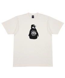 ペンギンロゴアイボリー半袖Tシャツ