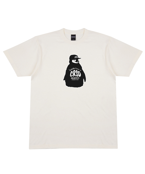 CREAM SODA LAB(クリームソーダラボ)の「ペンギンロゴアイボリー半袖Tシャツ(Tシャツ/カットソー・レディース・その他・MEDIUM/LARGE/X-LARGE/XX-LARGE)」の1枚目の写真