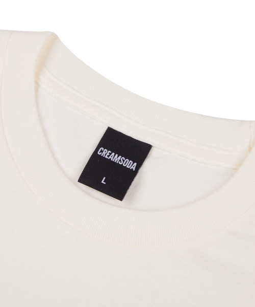 CREAM SODA LAB(クリームソーダラボ)の「ペンギンロゴアイボリー半袖Tシャツ(Tシャツ/カットソー・レディース・その他・MEDIUM/LARGE/X-LARGE/XX-LARGE)」の3枚目の写真
