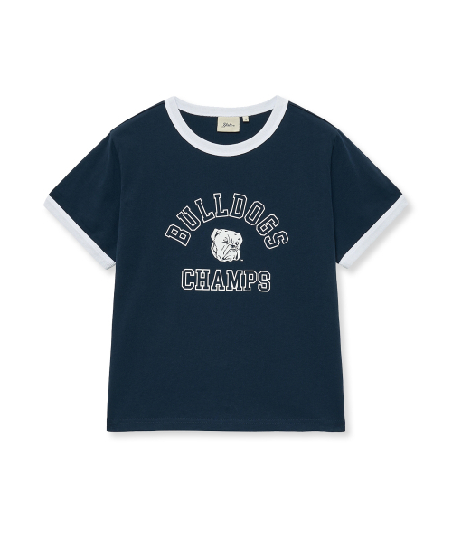YALE(イェール)の「ヴィンテージブルドッグスリングTシャツ_ネイビー(Tシャツ/カットソー・レディース・その他・SMALL/MEDIUM)」の2枚目の写真