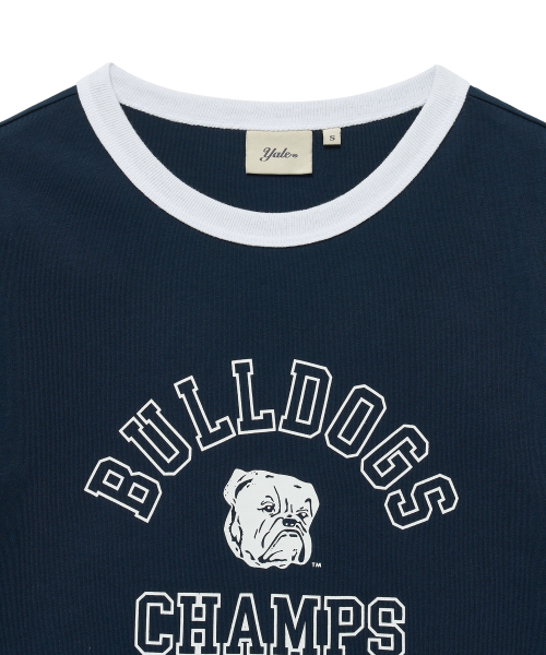 YALE(イェール)の「ヴィンテージブルドッグスリングTシャツ_ネイビー(Tシャツ/カットソー・レディース・その他・SMALL/MEDIUM)」の4枚目の写真