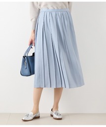 NEWYORKER（ニューヨーカー）の「バックサテン 変形プリーツスカート（スカート）」