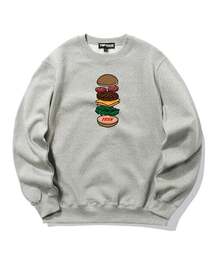BURGER FLOOR Crew Neck - Gray