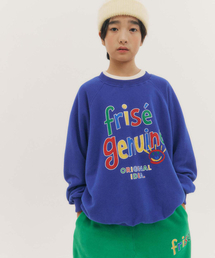 FRISE（フリゼ）の「ラグランマンツーマン_ブルー_キッズ（スウェット）」